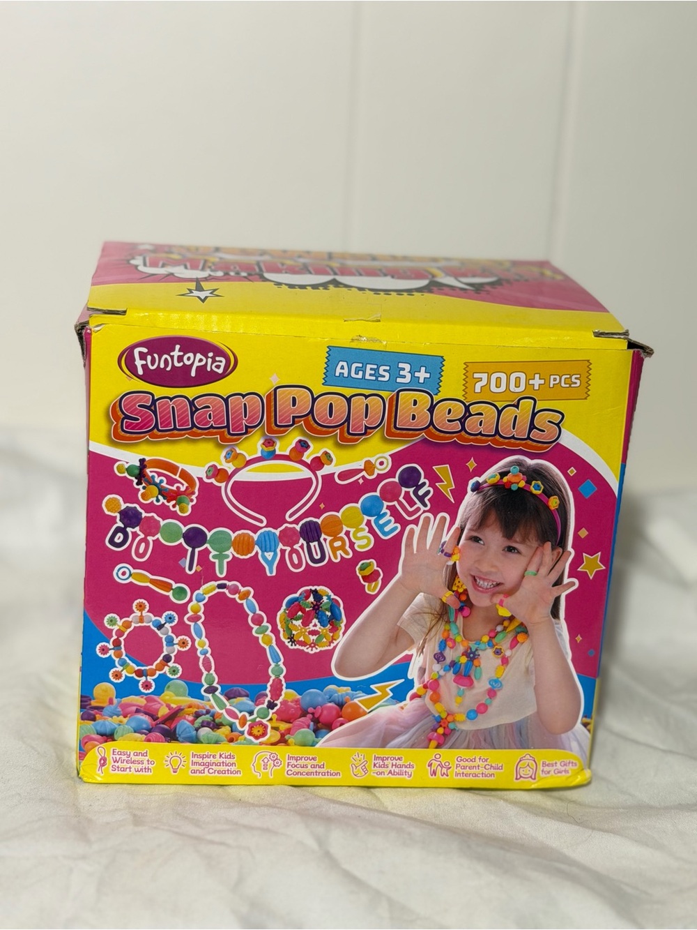 FunTopia Snap Pop Beads Kids Jewelry Craft Set - Multicolor